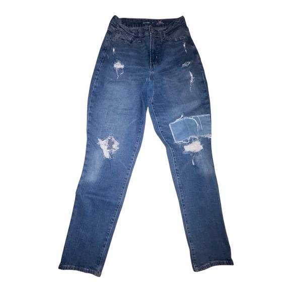 Distressed Blue Jeans for Women old navy size 6 - Picture 1 of 8